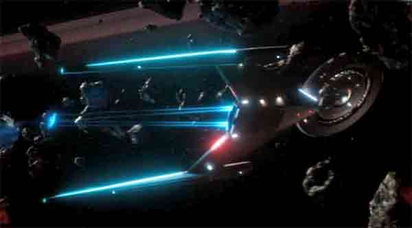 Discovery releases the asteroid.