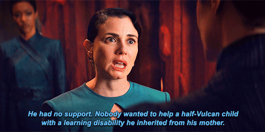 Amanda Grayson speaks to Sarek