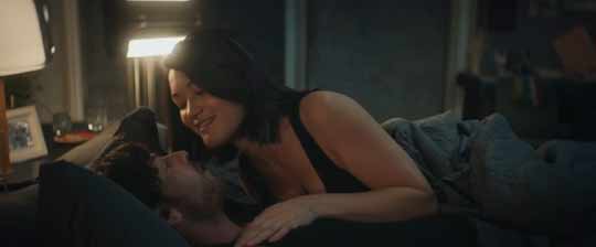 Narek and Soji Asha in bed.