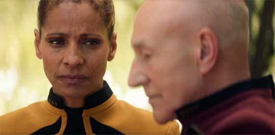 Raffi judging Picard.
